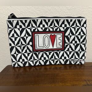 Brighton Canvas Love Cosmetic Bag